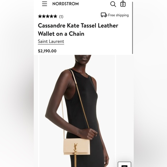 Reserved-SAINT LAURENT Monogram Kate Tassel crossbody small - Picture 15 of 16